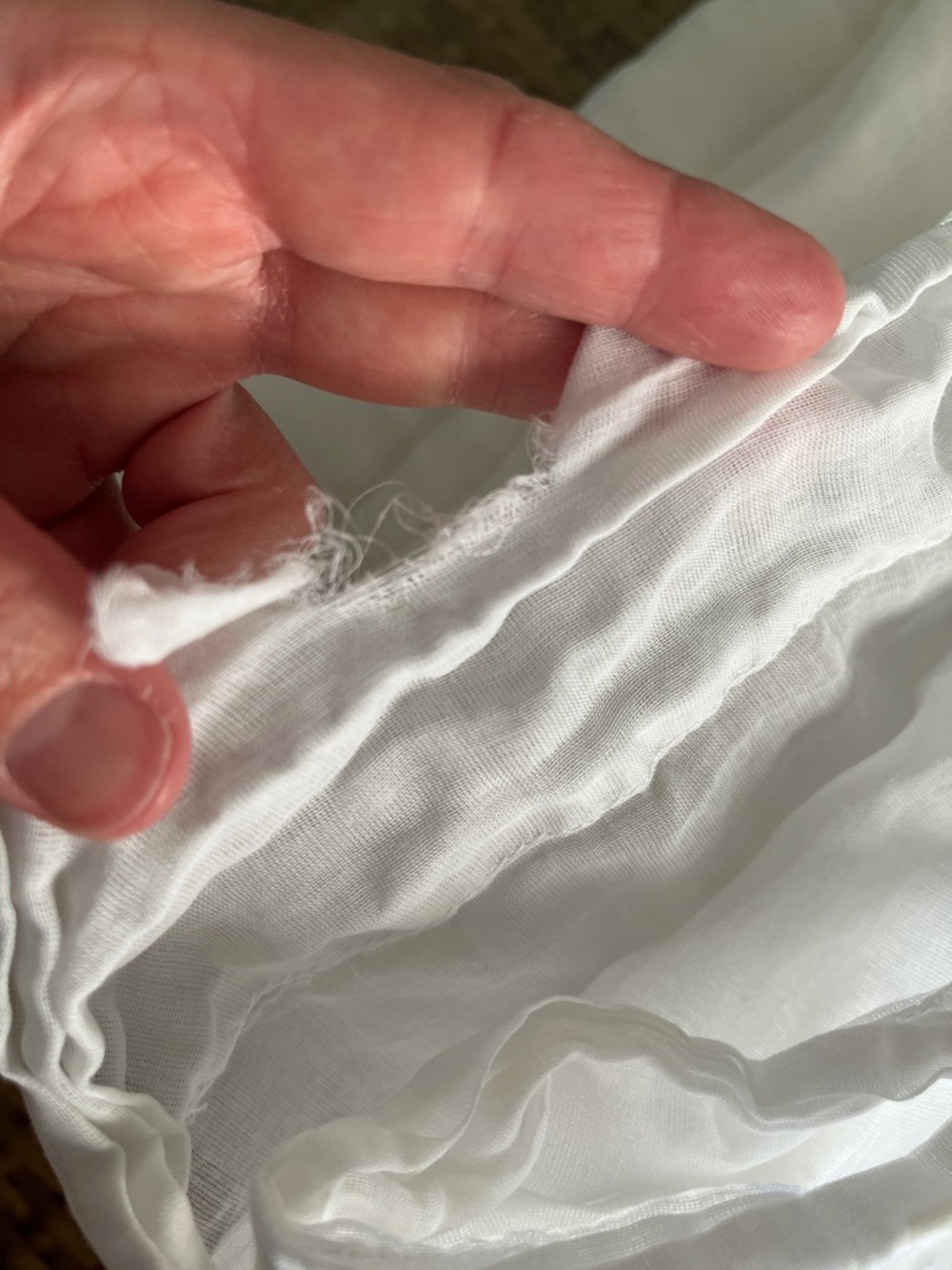 Set of 6 White Sheer Cotton Voile Curtain Panels 50 x 94” ** PLEASE READ ** - Picture 8 of 9